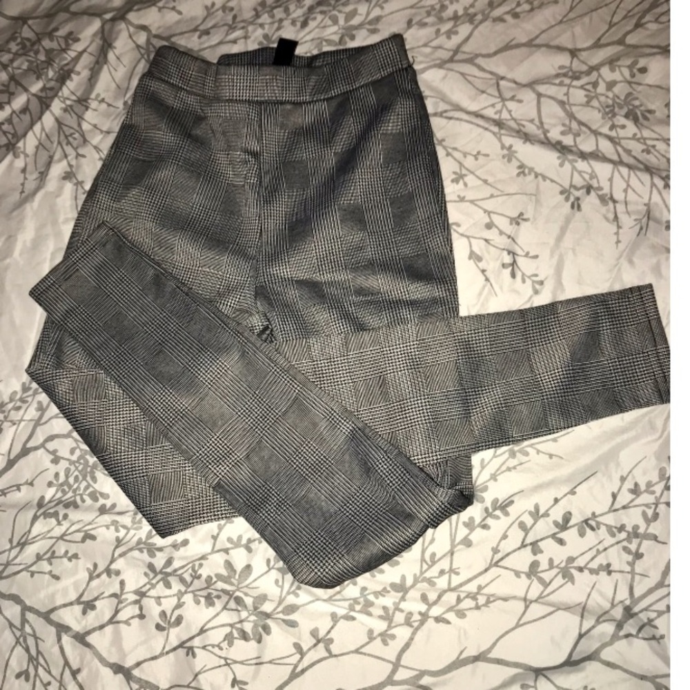 Plaid jeans/leggings